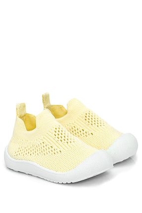 کفش کژوال زرد بچه گانه تریکو PABUCKO CRAZY SOCKS - کد 946083003