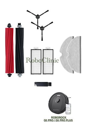 اکسسوری جاروبرقی مشکی Roboclinic - کد 849436970