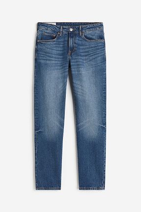 شلوار جین آبی مردانه پاچه لوله تفنگی H&M - کد 866741477