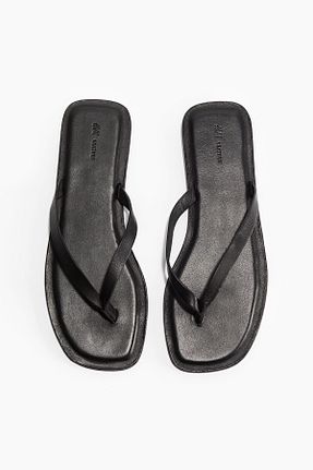 دمپائی مشکی زنانه پاشنه کوتاه (1 - 4 سانتی متر) H&M - کد 927650185