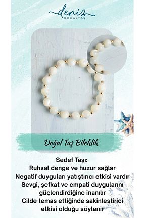 دستبند جواهر رنگی زنانه Deniz Doğal Taş - کد 927811958