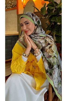 شال سبز زنانه پنبه ای Mooncorn - کد 940099954