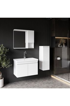 ست کمد حمام سفید KAREN BANYO - کد 946049478