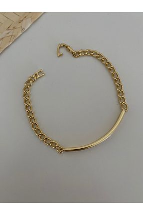 دستبند استیل (فولاد) زرد استیل (فولاد) Kashe Accessuar - کد 945624150