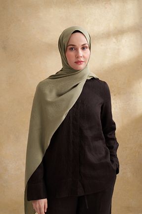 شال خاکی زنانه ویسکون ARMANDA - کد 945612569