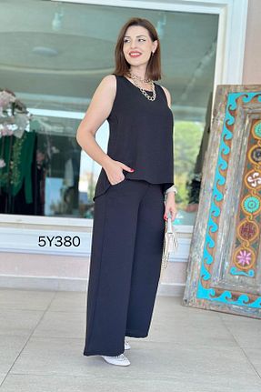 ست بالاتنه و پائین تنه رنگی زنانه بافت İnce Topuk - کد 945853559