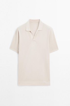 تیشرت بژ مردانه رگولار Massimo Dutti - کد 945923998