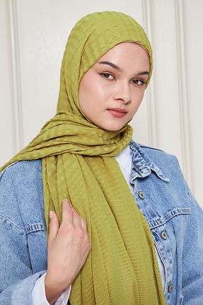 شال خاکی زنانه شیفون Gigiscarfs - کد 945929450