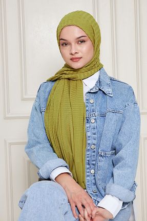 شال خاکی زنانه شیفون Gigiscarfs - کد 945929450
