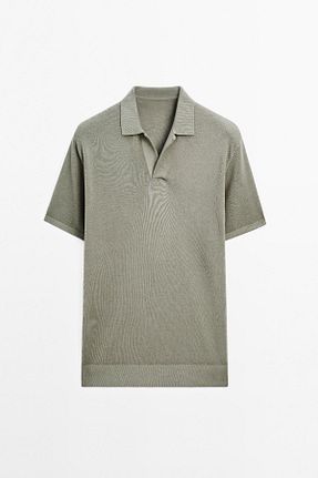 تیشرت سبز مردانه رگولار Massimo Dutti - کد 945924072