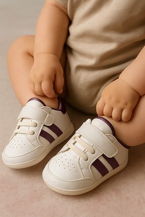 کفش کژوال بنفش بچه گانه چرم مصنوعی Patika Bebek - کد 946242446