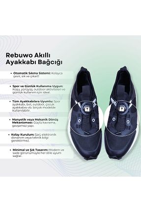 بند کفش مشکی Rebuwo - کد 946089798