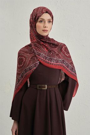 شال زرشکی زنانه ویسکون Armine - کد 946037564