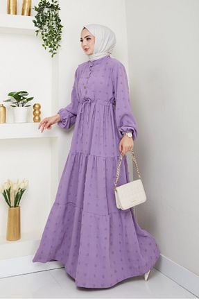 لباس حجاب بنفش زنانه رگولار Bestenur - کد 946105464