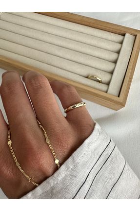 انگشتر جواهر متالیک زنانه زیرکن ringbox - کد 946116654