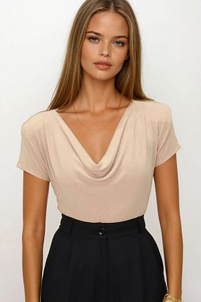بلوز رنگی زنانه ساده VAGGON - کد 946112297
