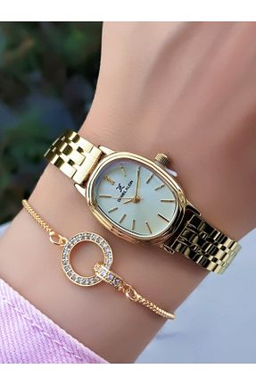 ساعت مچی زرد زنانه استیل (فولاد) Daniel Klein - کد 946049445