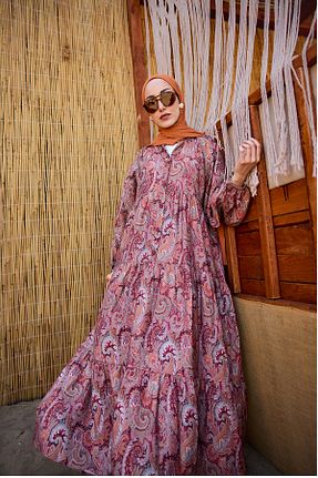 لباس بنفش زنانه بافتنی LOCCO - کد 946104666
