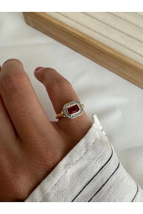 انگشتر جواهر صورتی زنانه زیرکن ringbox - کد 946114905