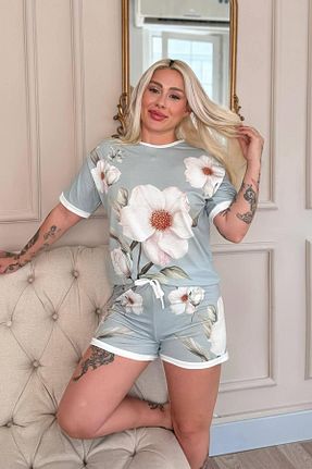 ست لباس راحتی رنگی زنانه گلدار Pijamaevi - کد 946143510