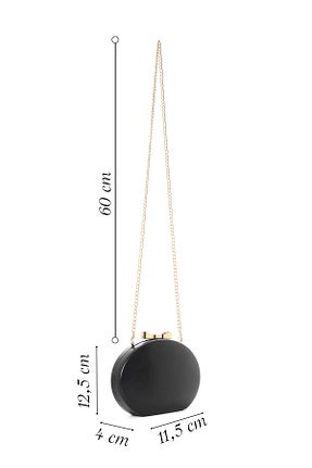کیف پورتفوی و کلاچ مشکی زنانه چرم مصنوعی Derimod - کد 946206337