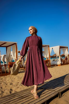 لباس زرشکی زنانه بافتنی LOCCO - کد 946238792