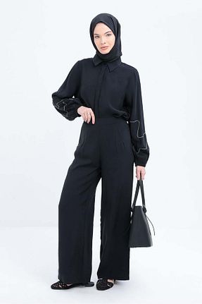 شلوار حجاب مشکی زنانه بافتنی ALLDAY - کد 946288012