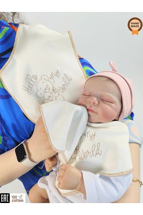 پارچه موسیلین بژ Tomuycuk - کد 946351482