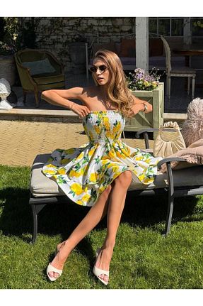 لباس سفید زنانه بافتنی TAYT VEGAS - کد 946357727