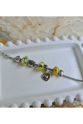 دستبند استیل (فولاد) طوسی زنانه استیل ضد زنگ Store - کد 946414778