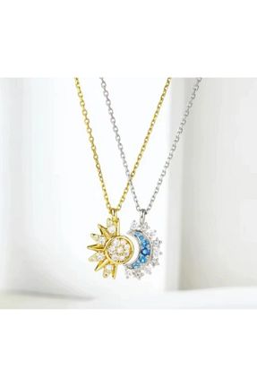 گردنبند استیل ( فولاد ) زرد زنانه استیل (فولاد) naaksesuar - کد 946419312