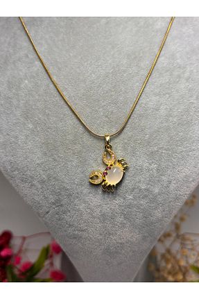 گردنبند جواهر زرد زنانه زیرکن ısıkkonya - کد 946418339