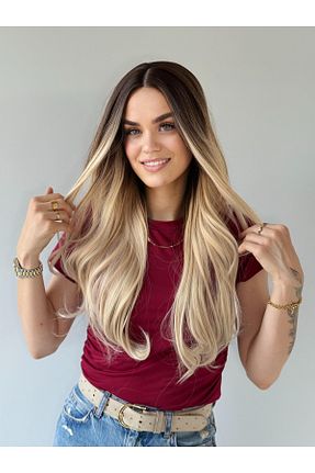 کلاه گیس زرد زنانه Fenomen Peruk - کد 946447398