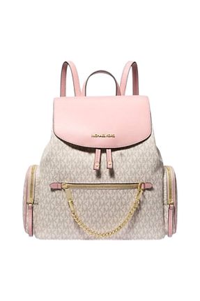 کوله پشتی بژ زنانه سایز متوسط Michael Kors - کد 946458111