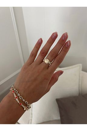 انگشتر استیل (فولاد) زرد بچه گانه استیل (فولاد) mysteriajewelry - کد 946577409