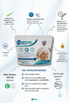کلاه مو Doctor Silver Ion - کد 946577504