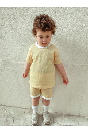 ست نوزادی زرد بچه گانه پنبه ای MiaBaby - کد 731575390