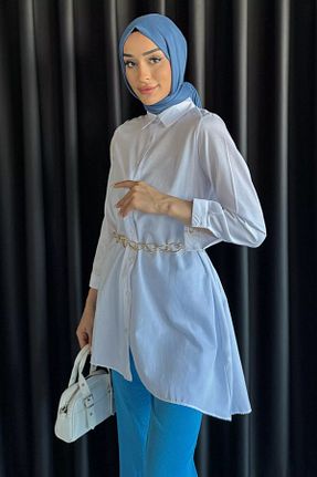 تونیک حجاب سفید زنانه بافتنی Julude - کد 946611396