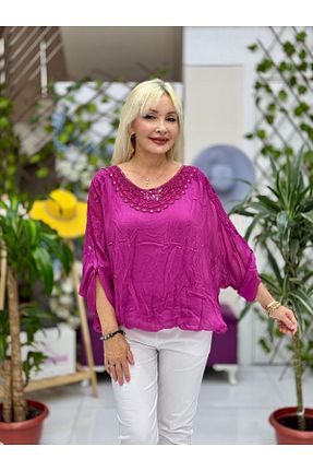 بلوز سفید زنانه ساده Punta Otantik - کد 946640472