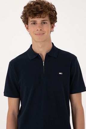پولوشرت سرمه ای مردانه پنبه ای U.S. Polo Assn. - کد 946648727