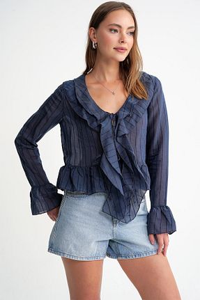 بلوز رنگی زنانه ساده Mixray - کد 946646386