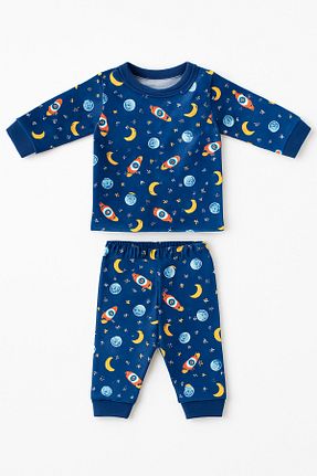 ست نوزادی سرمه ای بچه گانه پنبه ای For My Baby - کد 946663425
