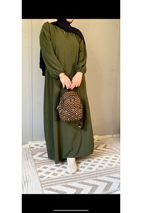 کلاه و ابایا خاکی زنانه پنبه پلی استر GABRA - کد 946873484