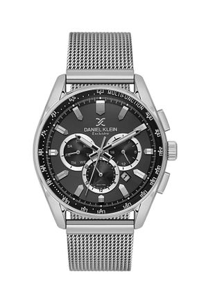 ساعت مچی طوسی مردانه 44 میلی متر Daniel Klein - کد 946962828