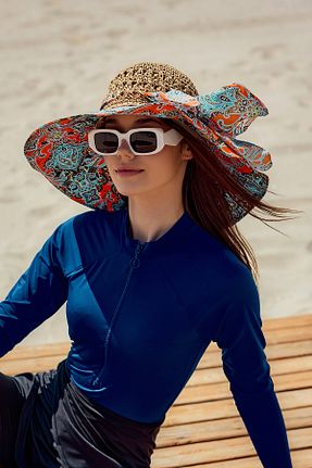کلاه قهوه ای زنانه حصیر Remsa Mayo - کد 946975064