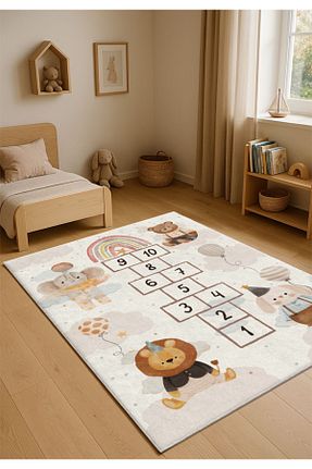 فرش بچه گانه بژ پلی استر PINKIE HOME - کد 946984280