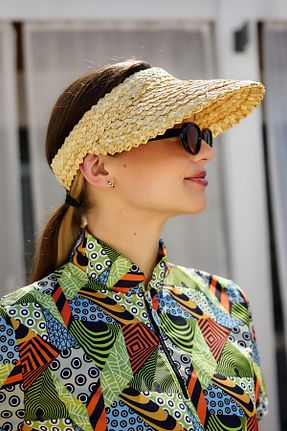 کلاه بژ زنانه حصیر Remsa Mayo - کد 946985304