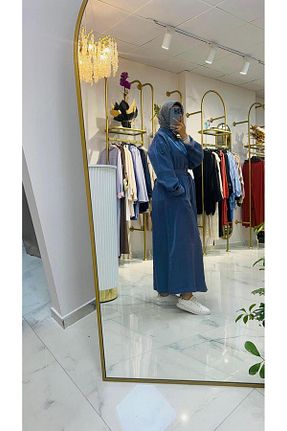 کلاه و ابایا آبی زنانه مخلوط پلی استر Nurcan Çetin - کد 947057764