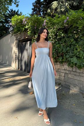لباس آبی زنانه بافتنی oshebu - کد 947081152