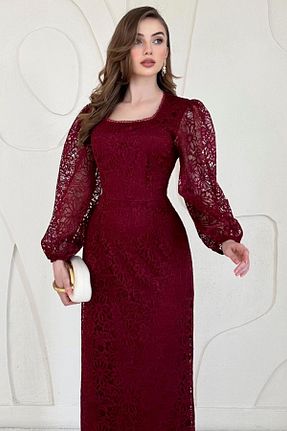 لباس زرشکی زنانه بافتنی Elbee Fashion Woman - کد 947531720